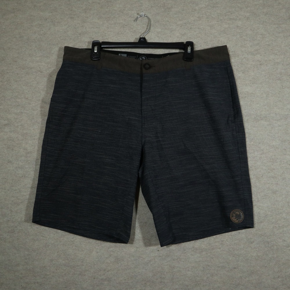 HippyTree Hybrid Shorts Mens 38 Grey Brown Stretch Surf Utility Gorpcore Outdoor